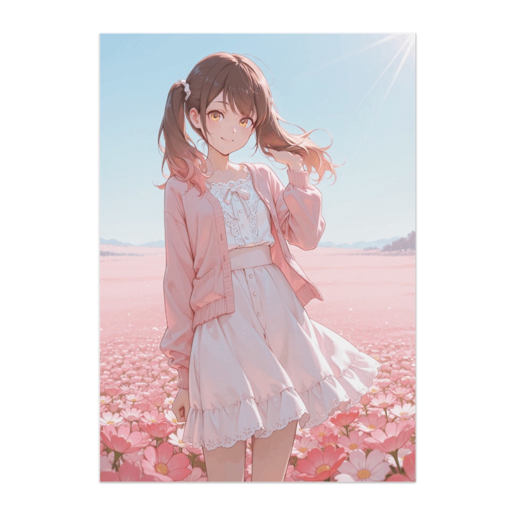 春色コスモスと微笑みの午後