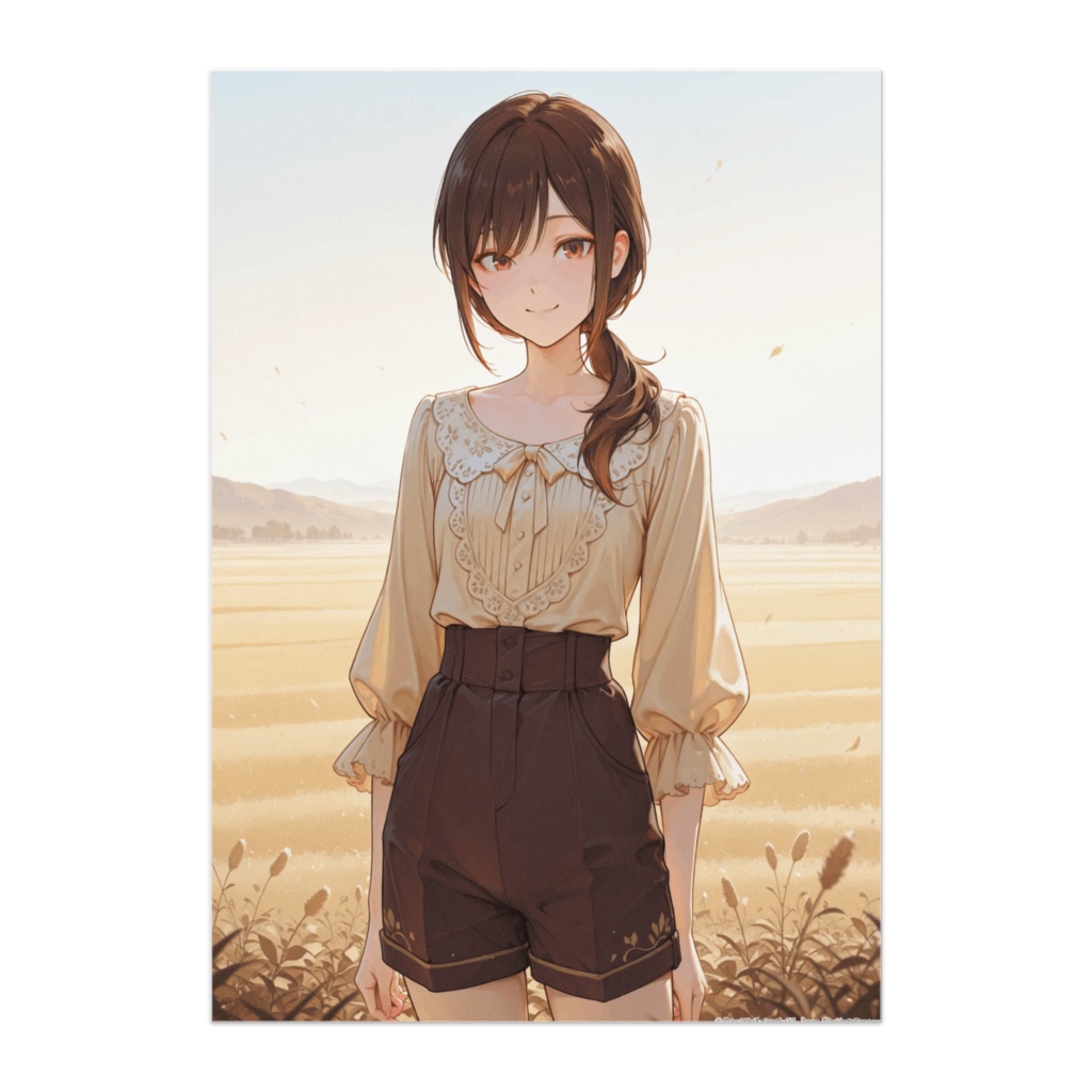 陽だまりの中のやわらかな微笑み