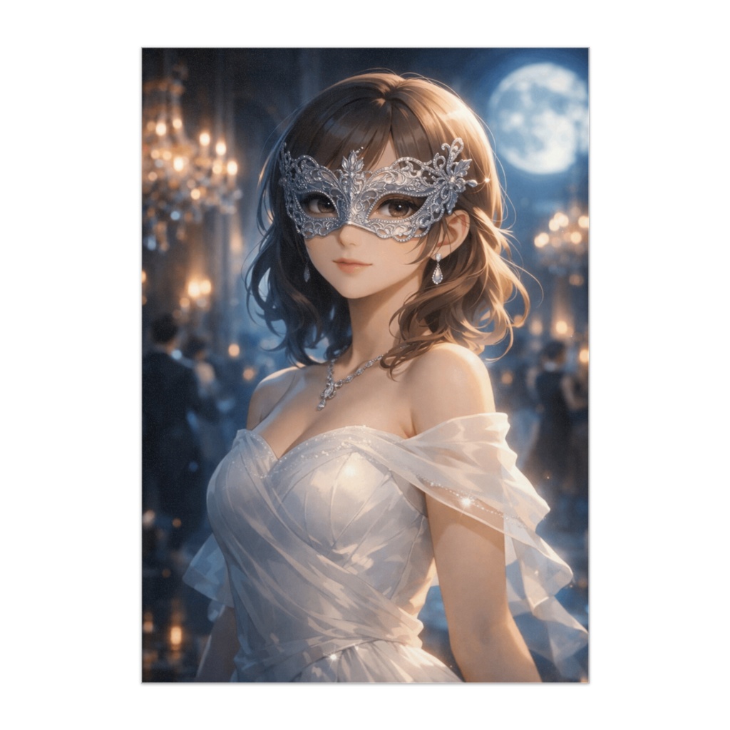 月光の仮面舞踏会 ― 白銀の幻想