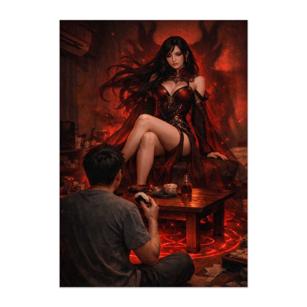 赤い魔女が降りた夜