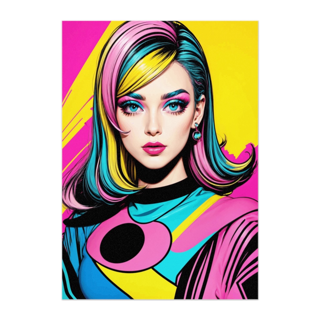 ポップカラー・ビューティーポートレート