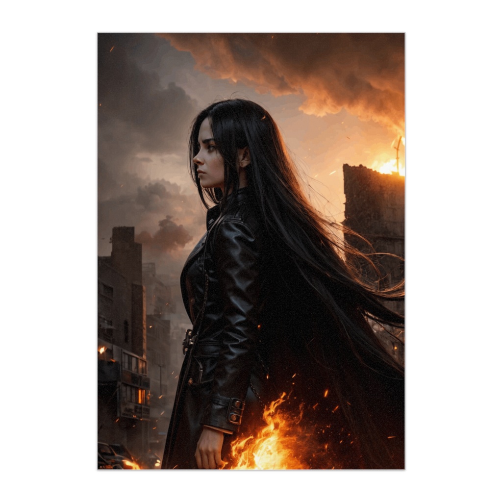 炎の終末都市 ― 黒髪ヒロインの反撃