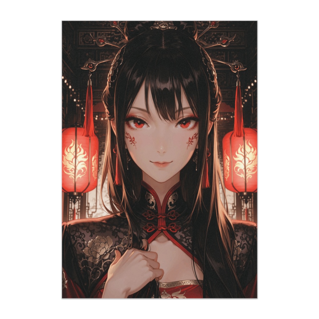 紅灯の女帝 ― オリエンタル幻想ポートレート