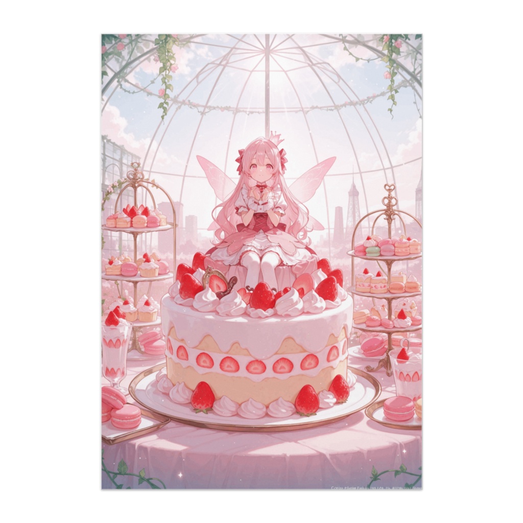 いちごデザート王国の妖精ポスター