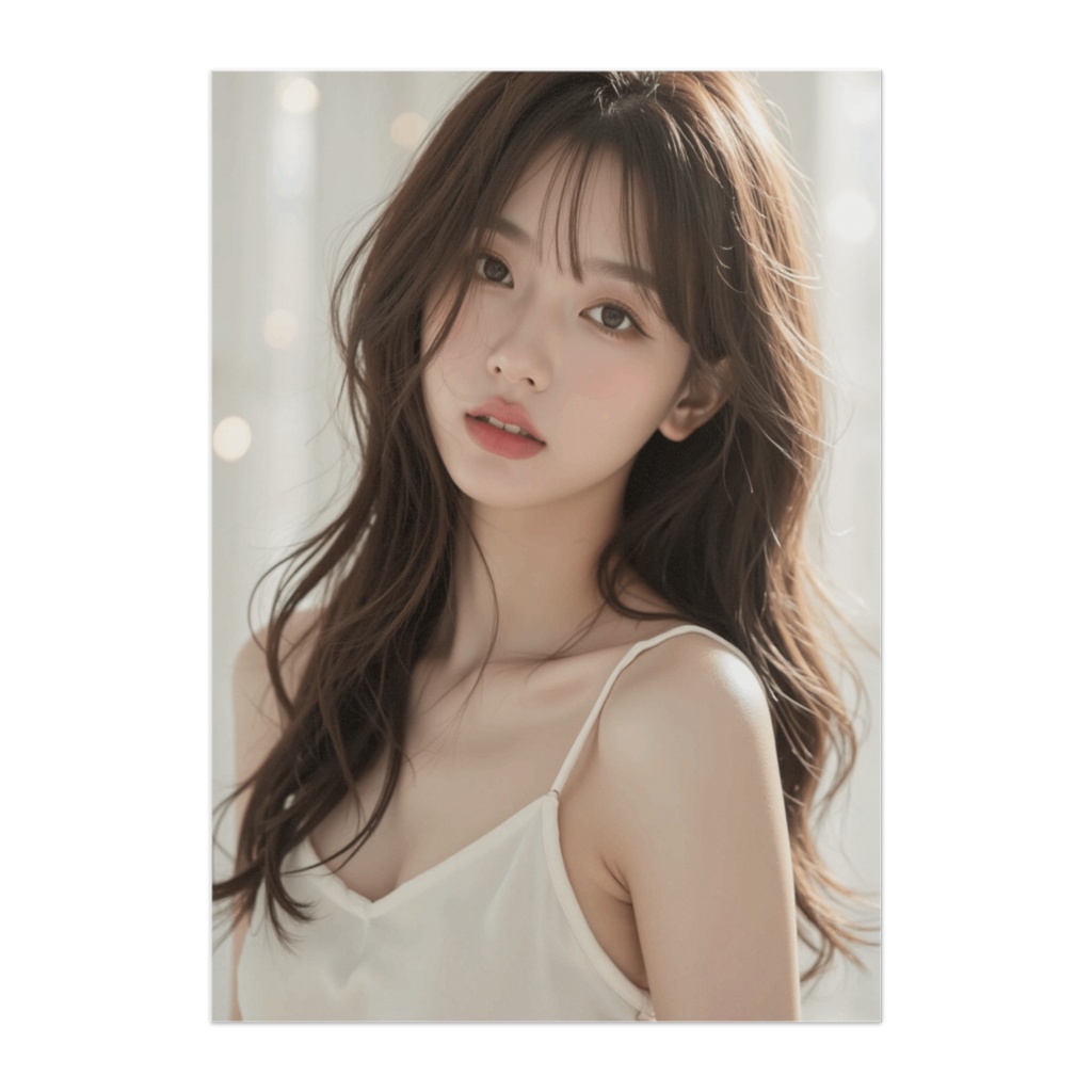 やわらかな逆光ポートレート