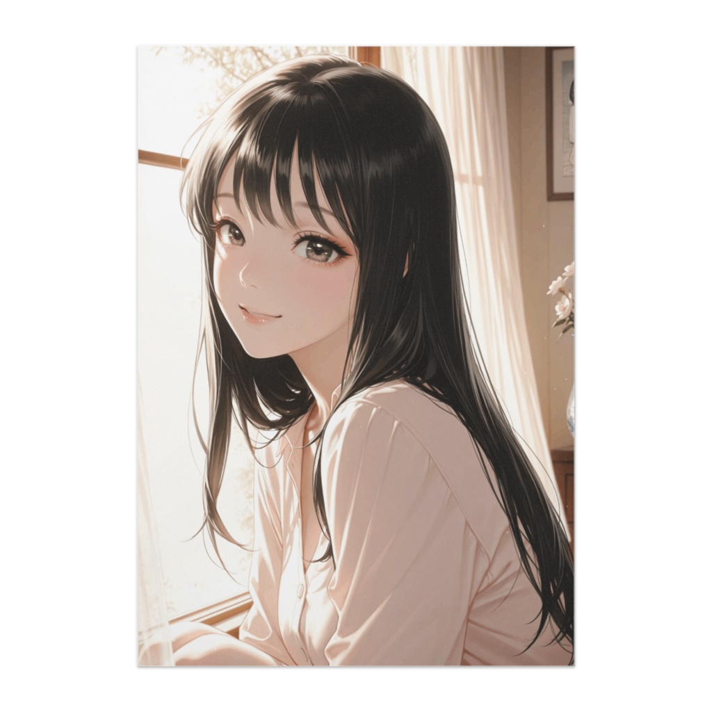 朝の窓辺のやさしい時間