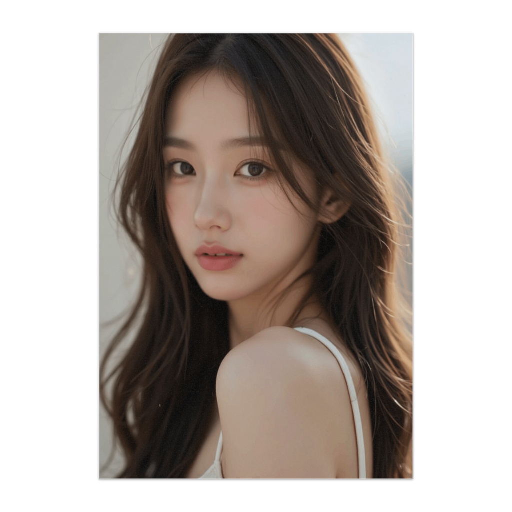 柔らかな陽光に包まれる美しいポートレート