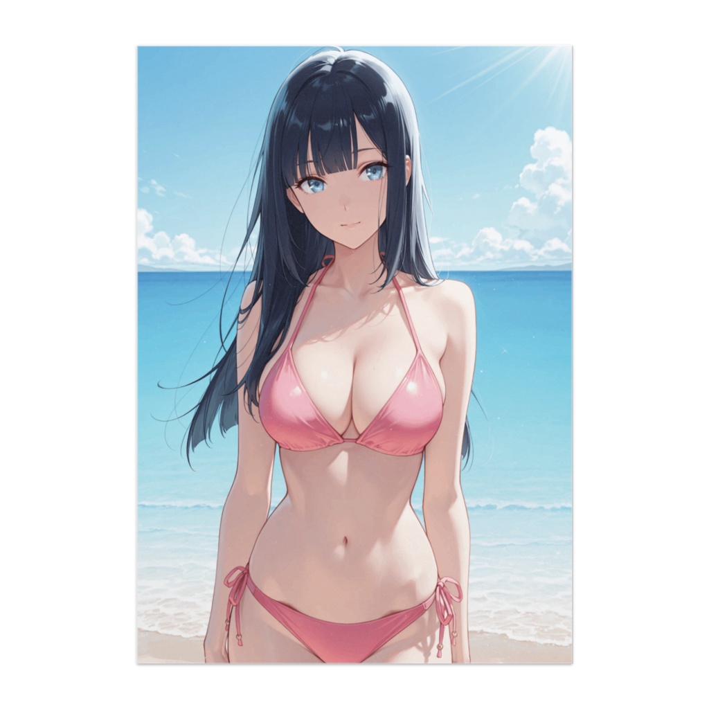 ピンクサマー・ビーチビューティー