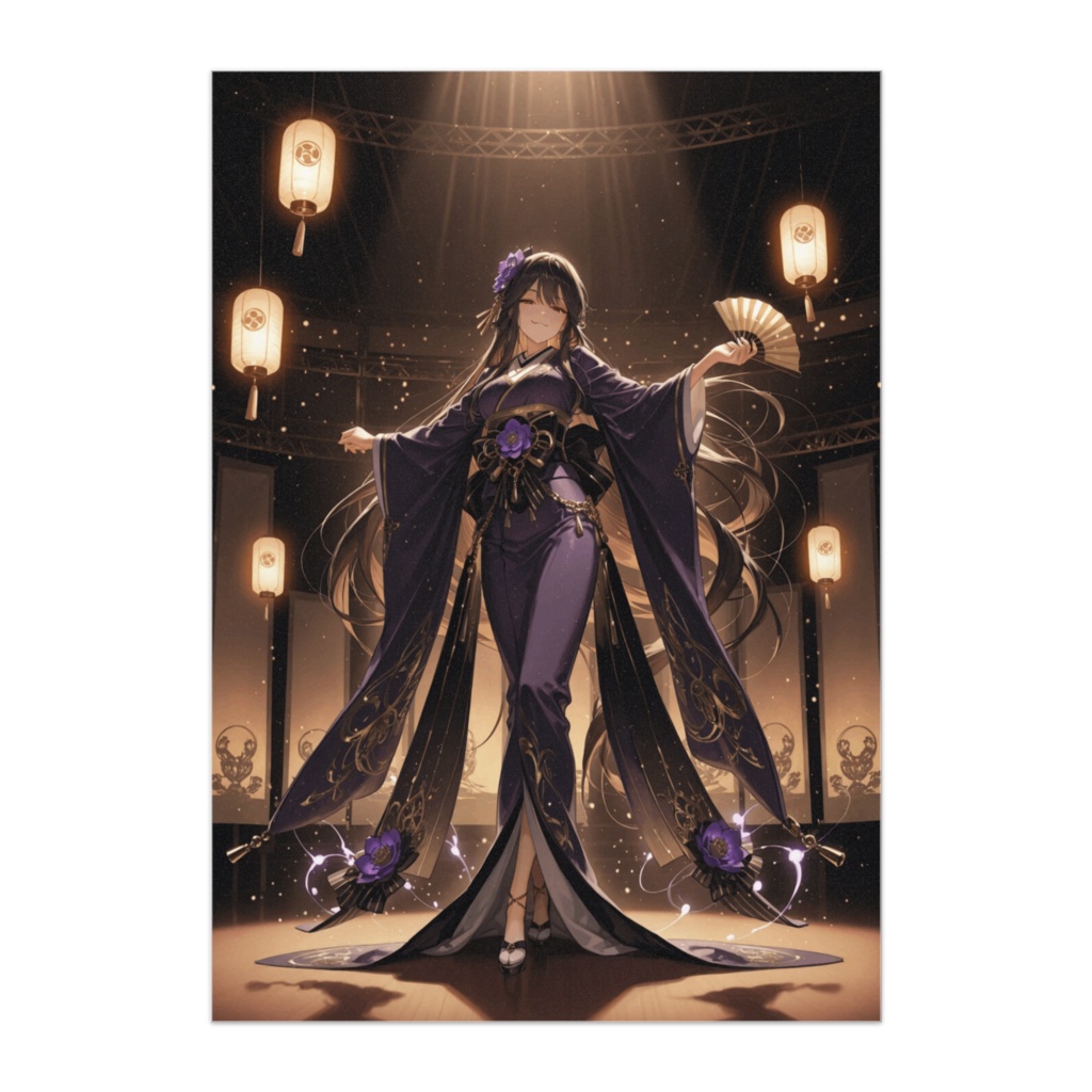 舞妓オーディション ― 妖艶の舞(紫の舞妓)