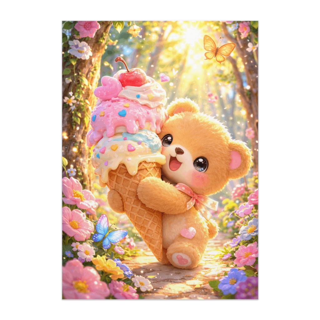 アイスクリームくま