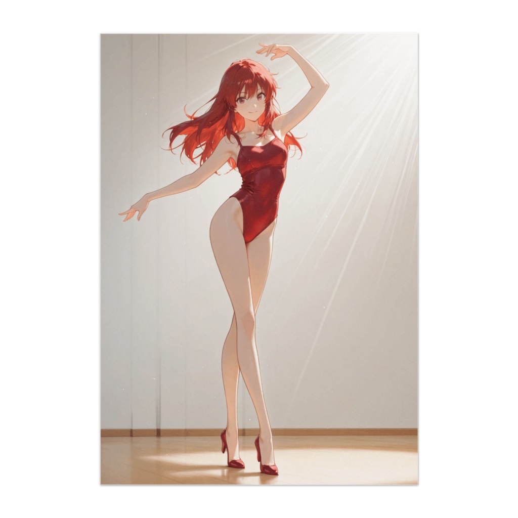 ダンスオーディション｜軽やかな赤のワンステップ  