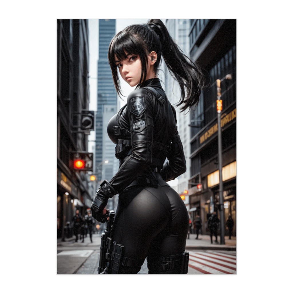 交差点の視線｜振り返る瞬間