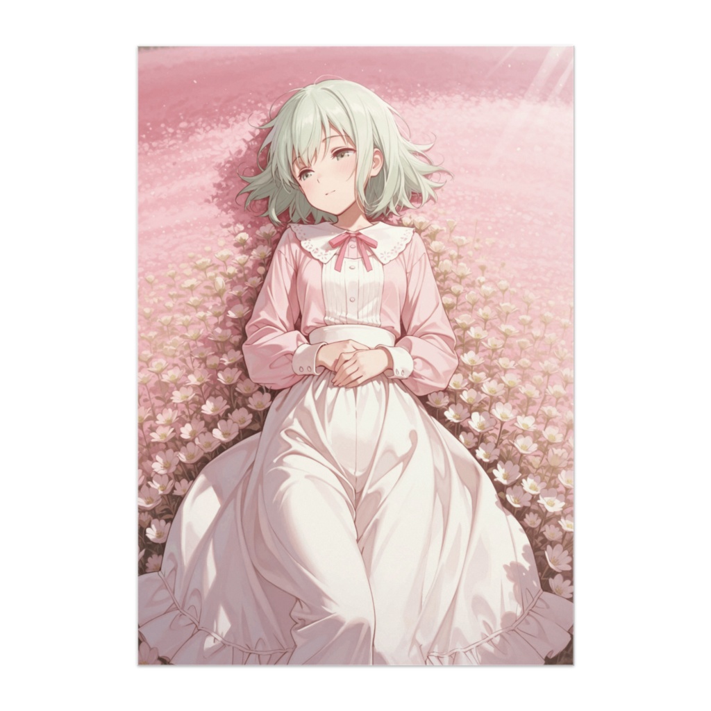 花畑で眠る少女のドリームポスター