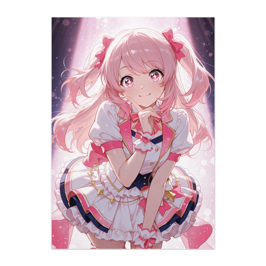 きらめきステージのピンクアイドルポスター