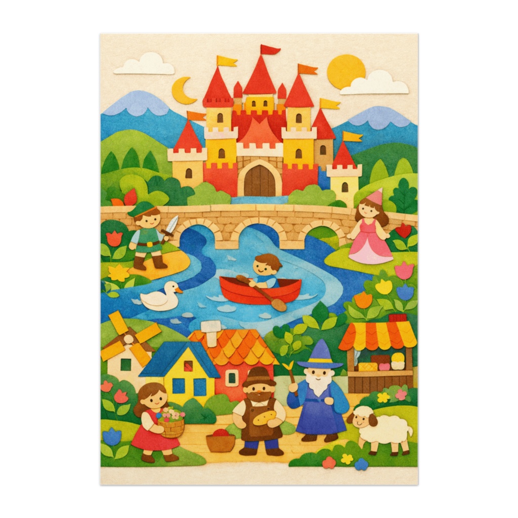Paper Fantasy Kingdom – はじまりの王国ポスター
