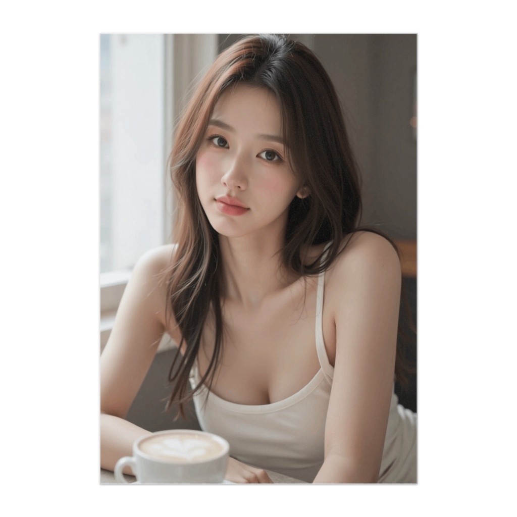 やさしいまなざしと午後のカフェ時間