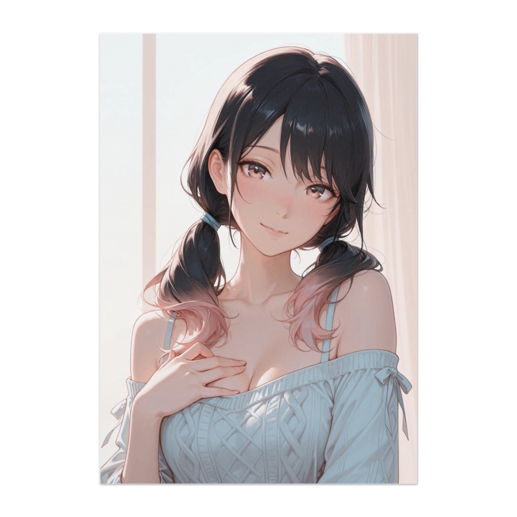 静かな午後に佇む彼女のやわらかな時間