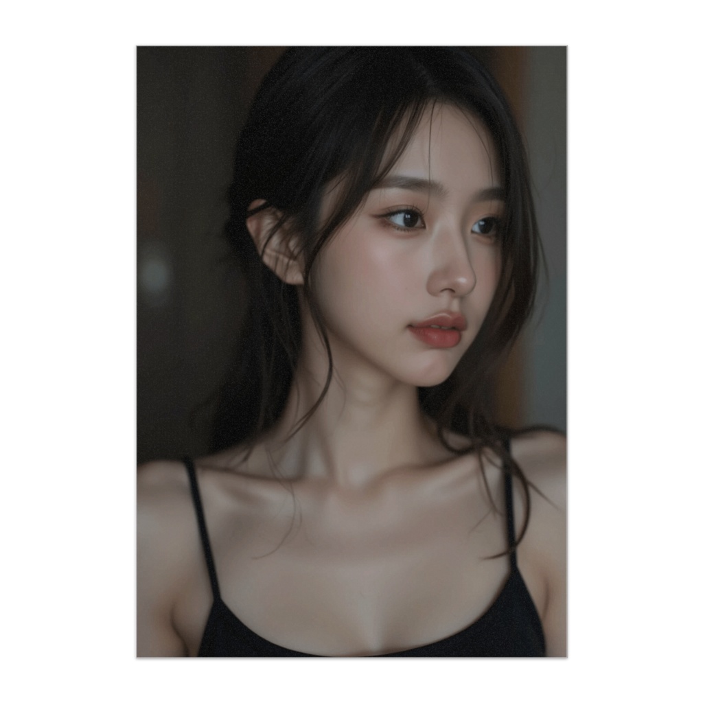 横顔に宿る静かな余韻のポートレート