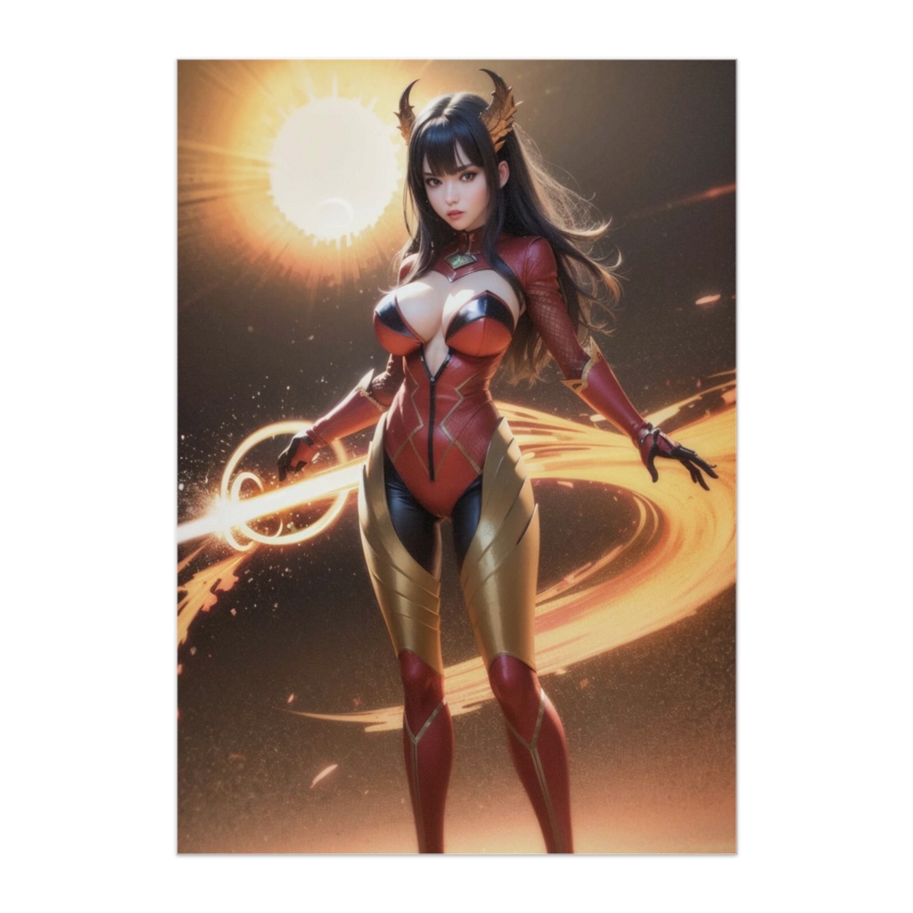 太陽の戦姫｜サンフレア・バトルヒロインポスター