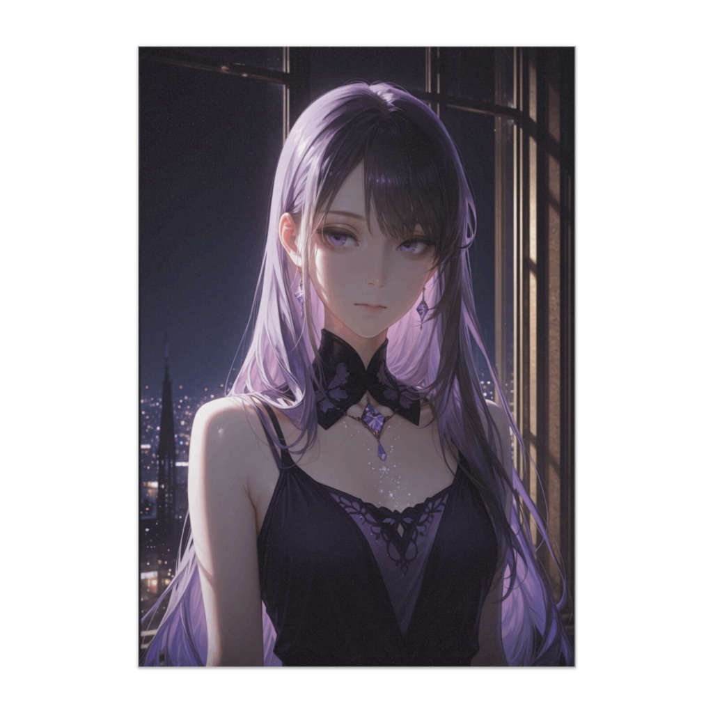 夜の光に溶ける静かな美しさ