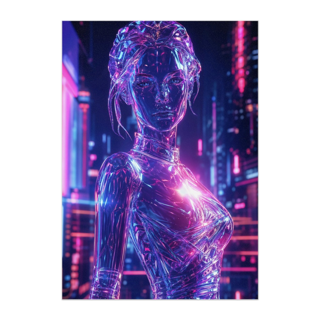 ネオンの鼓動 ― サイバーガラスの輝き