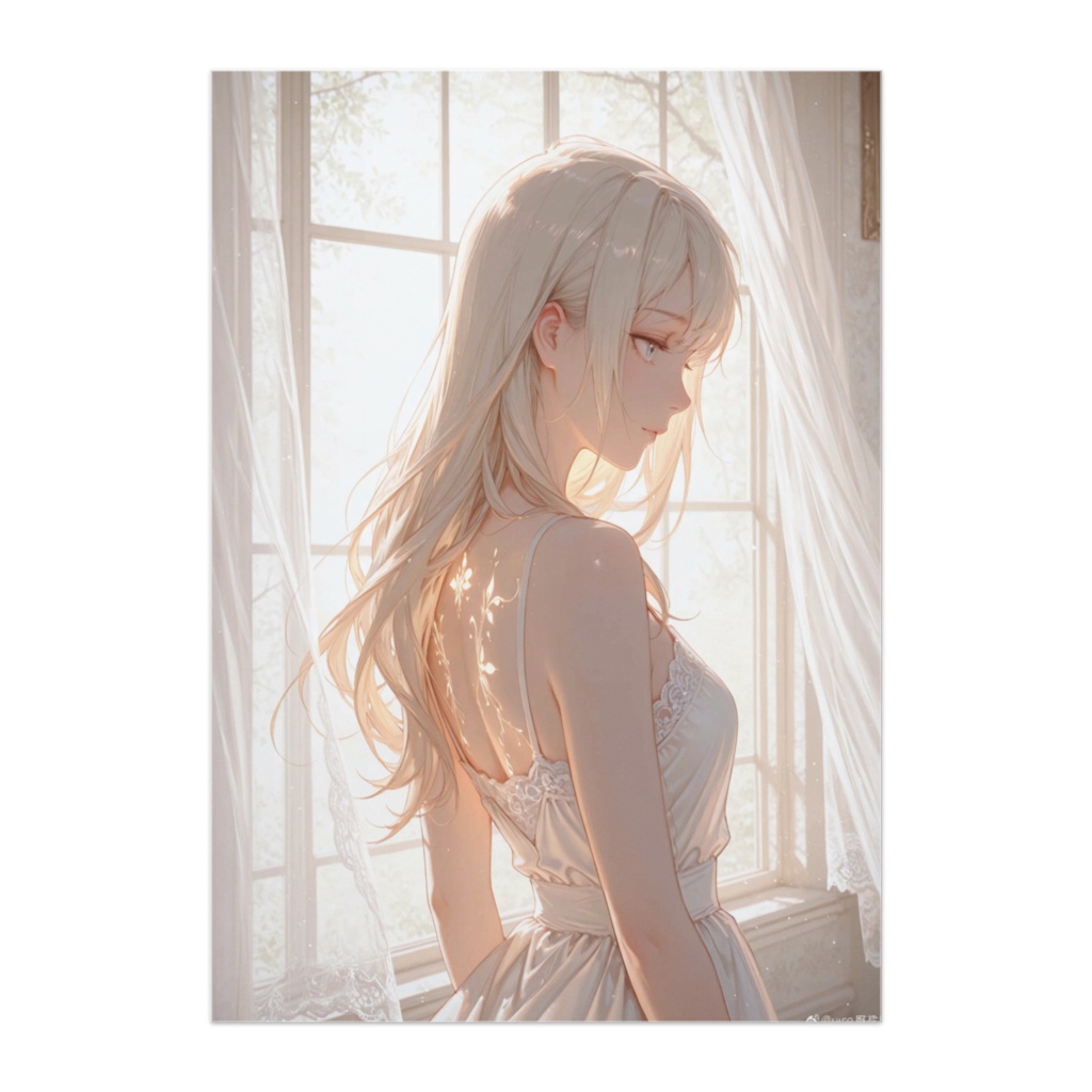 静かな横顔 ― 光と空気に溶ける少女