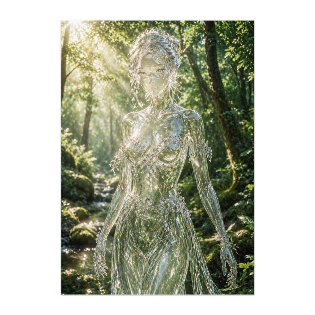 Glass Forest Whisper ― 木漏れ日に溶ける静寂