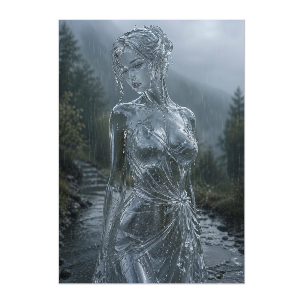 Glass Rain Whisper ― 雨に溶ける静寂の透明