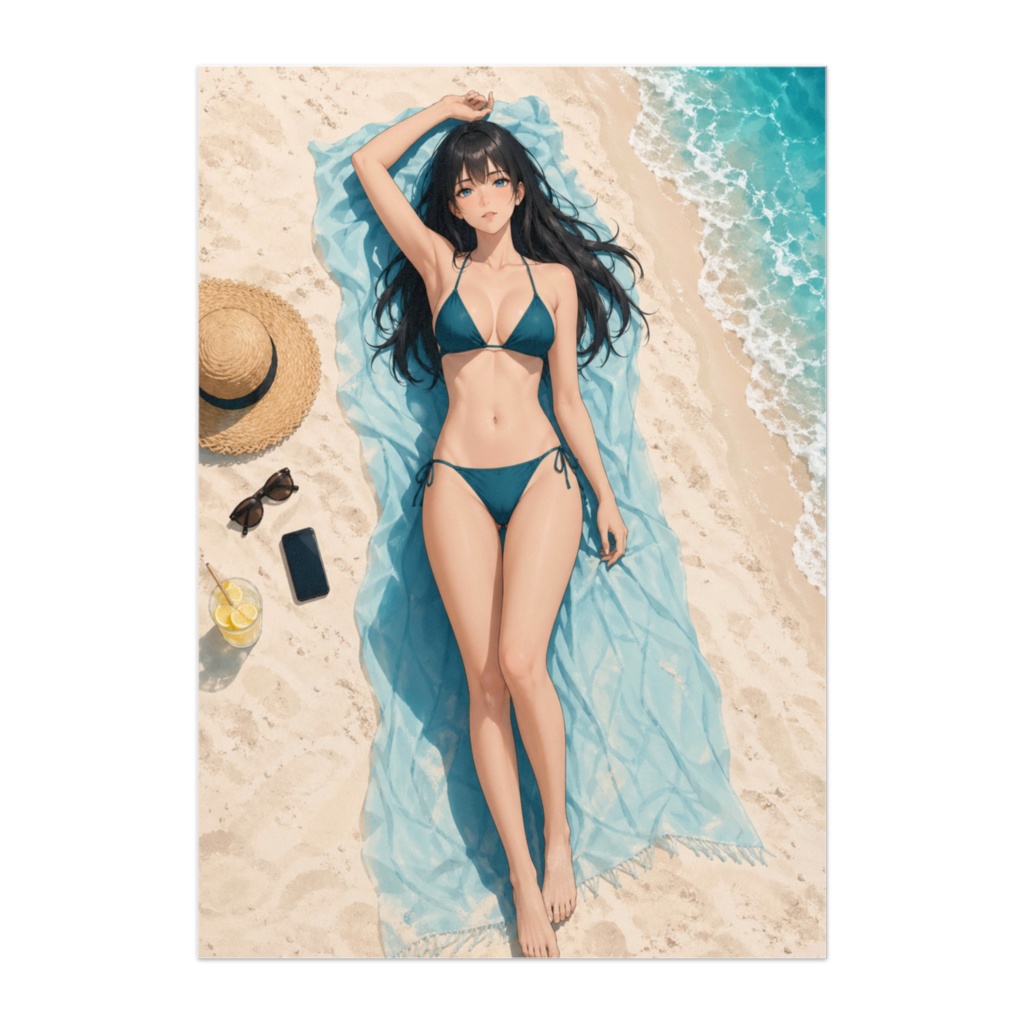 アズール・カームビーチ（爽やか夏のリラックスガール）