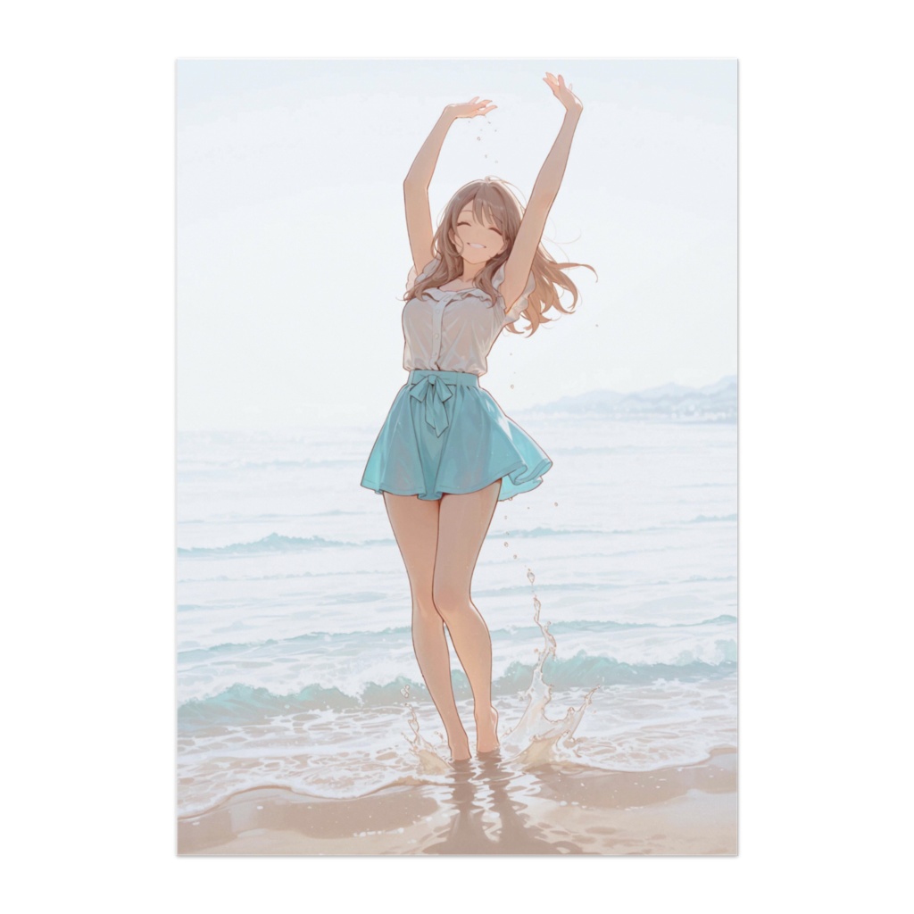 波と遊ぶ夏のひととき