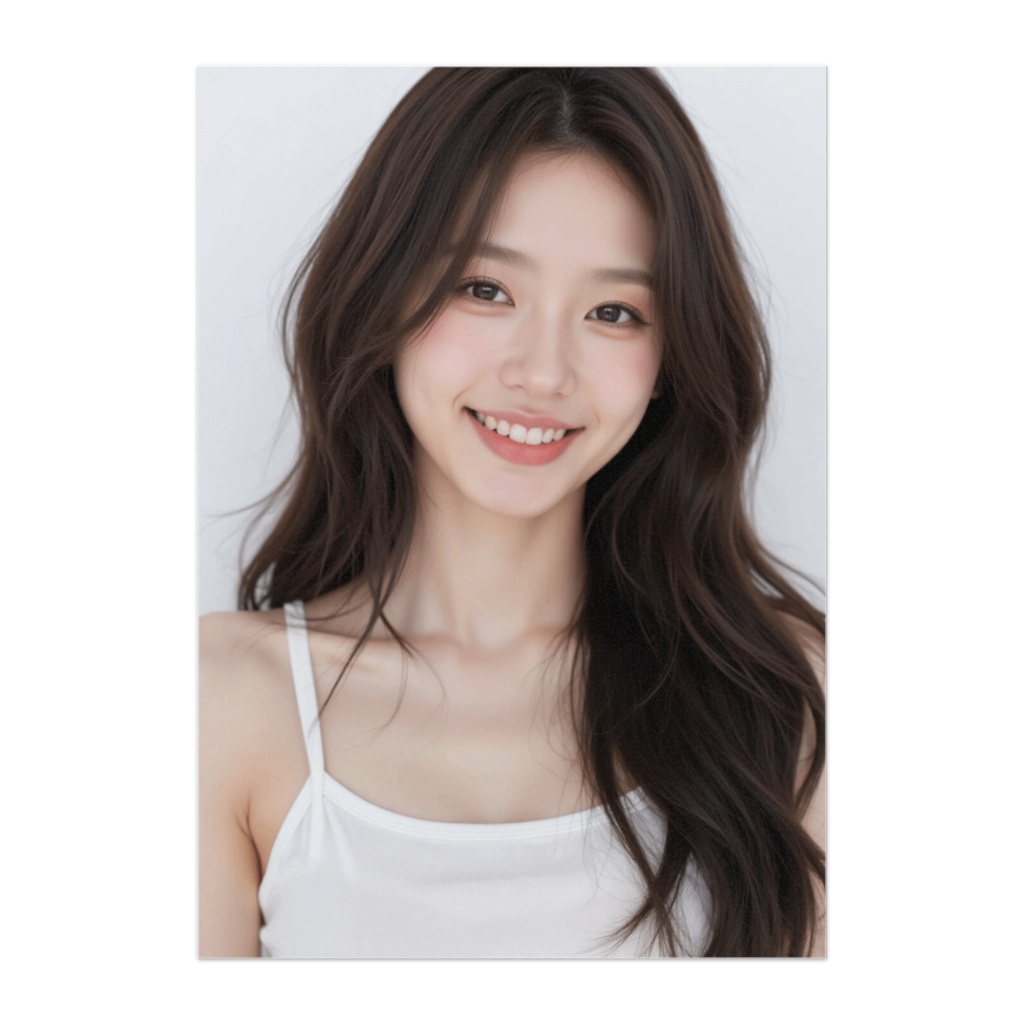 ナチュラルスマイルポートレート — 清潔感あふれる透明美