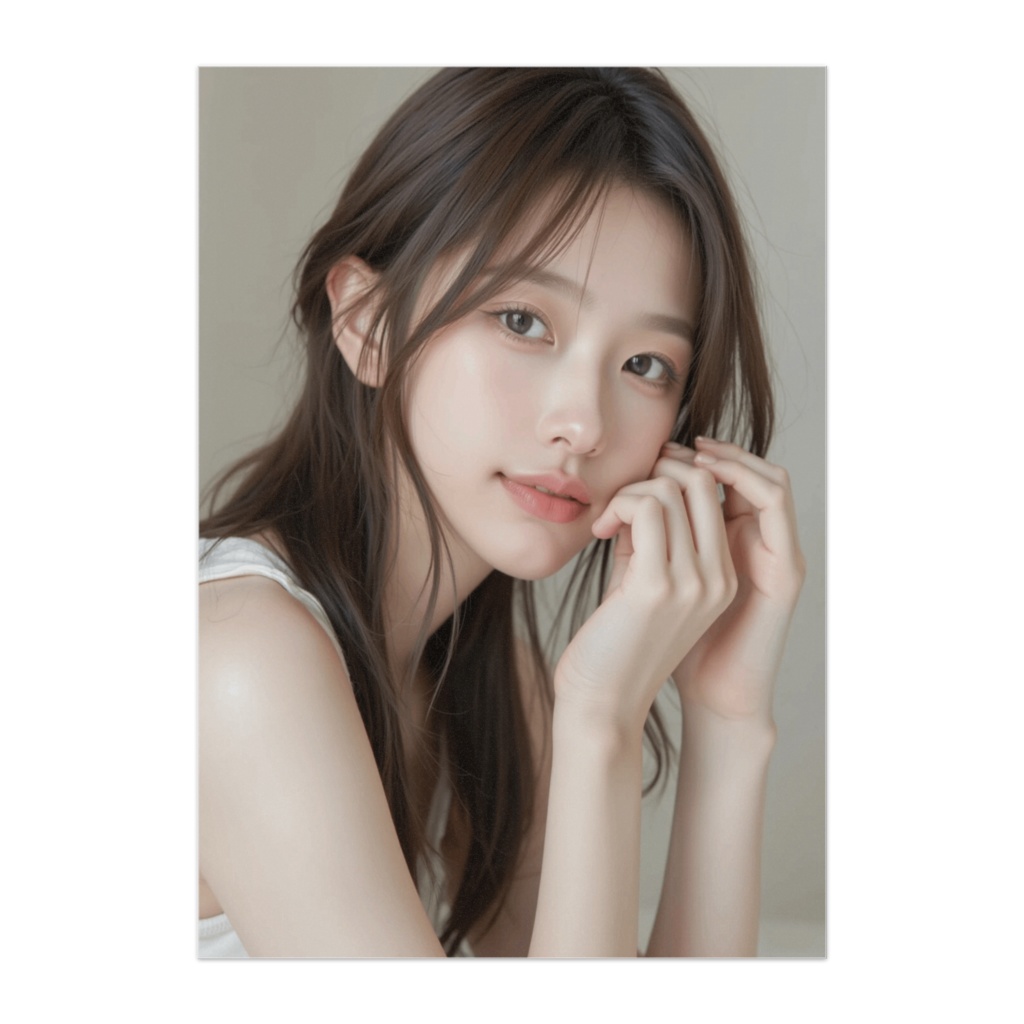 やさしい朝の美しさ｜ナチュラルビューティー風リアル美女ポートレート