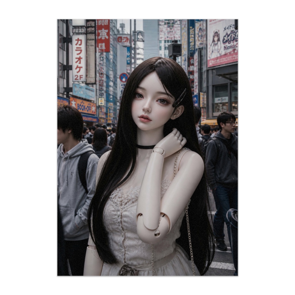 群衆の中の無機質な美 – ドールポートレイト（渋谷）