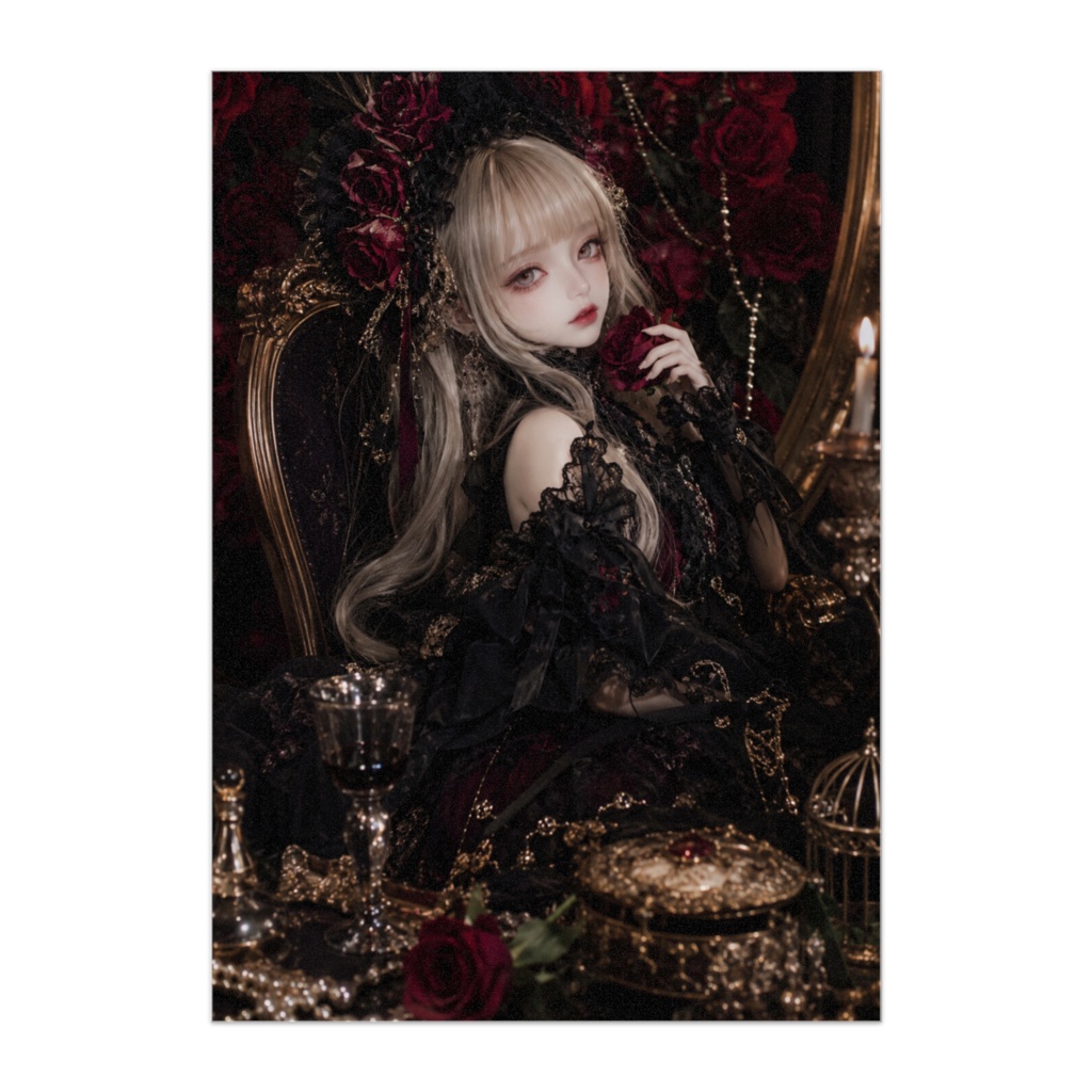深紅薔薇のノクターン