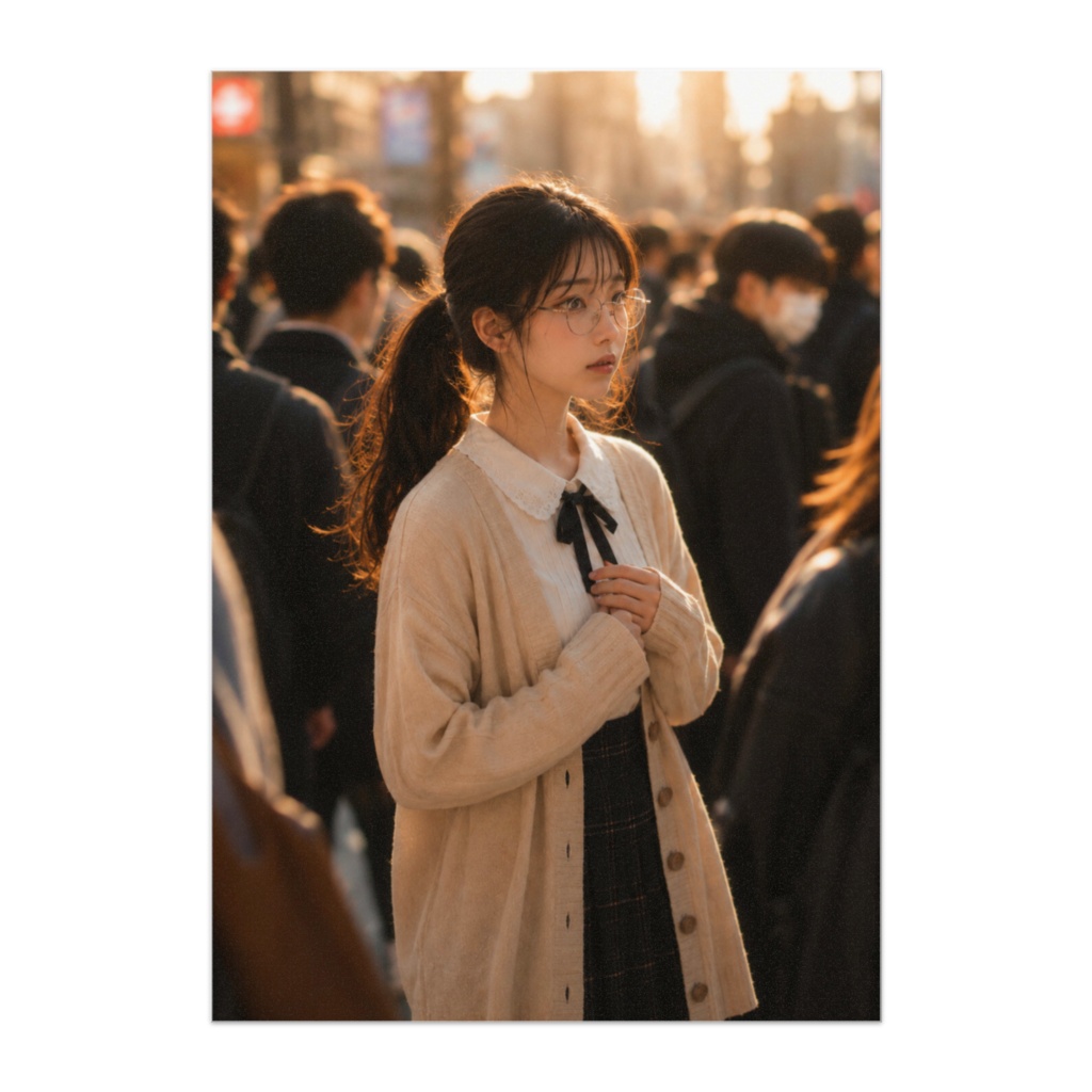 人混みの中で、少し息を止めた。