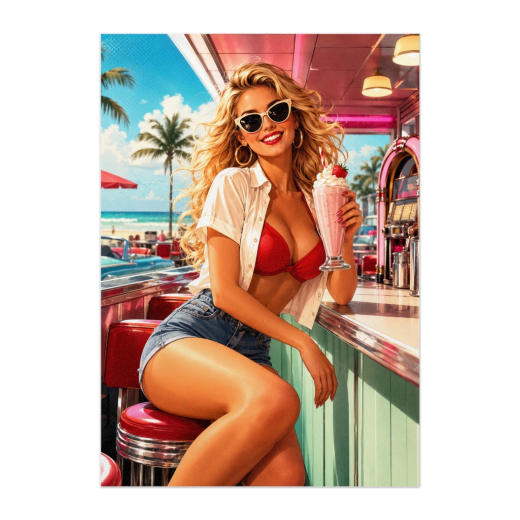 Retro Diner Summer Dream