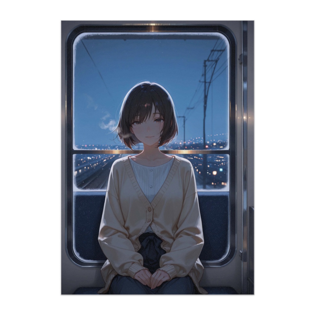 夜景を乗せて走る帰り道