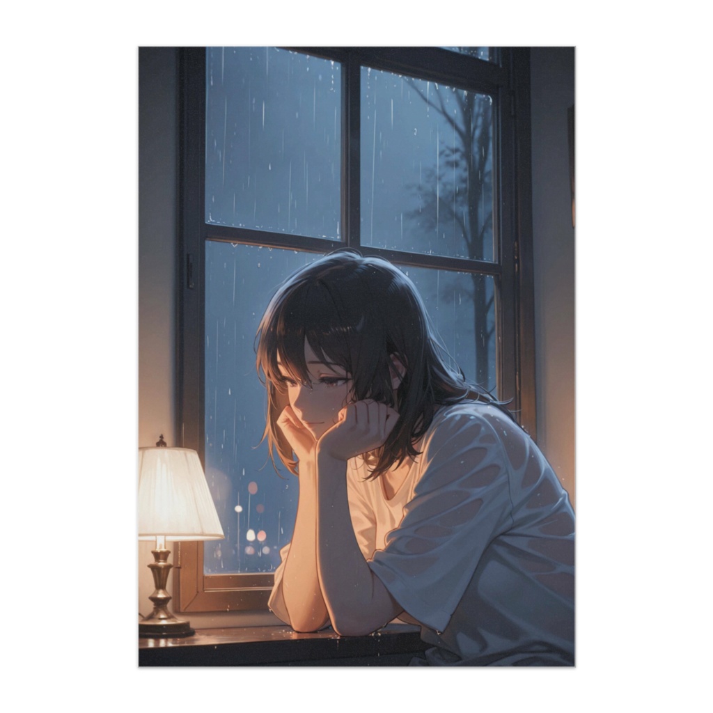 雨音を眺める夜