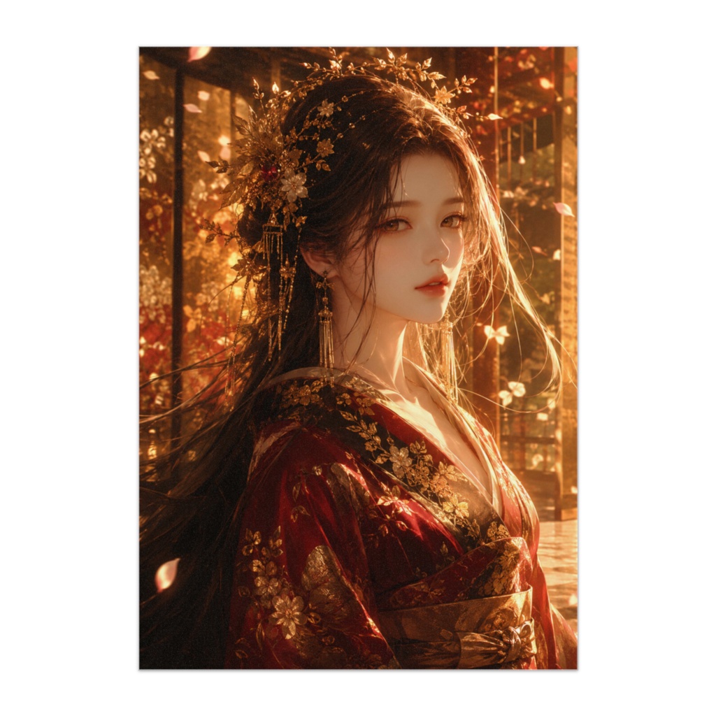 金箔逆光幻想