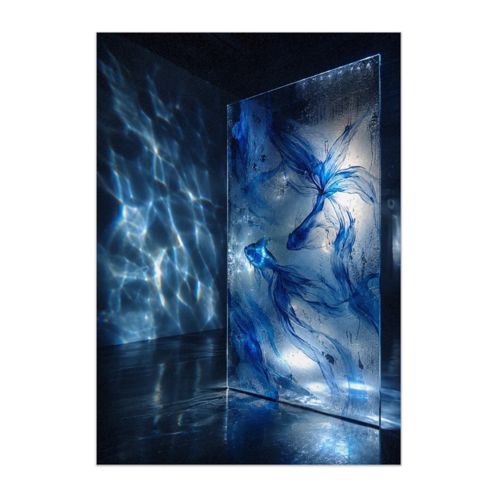蒼光金魚 ― Glass Aquarium Illusion
