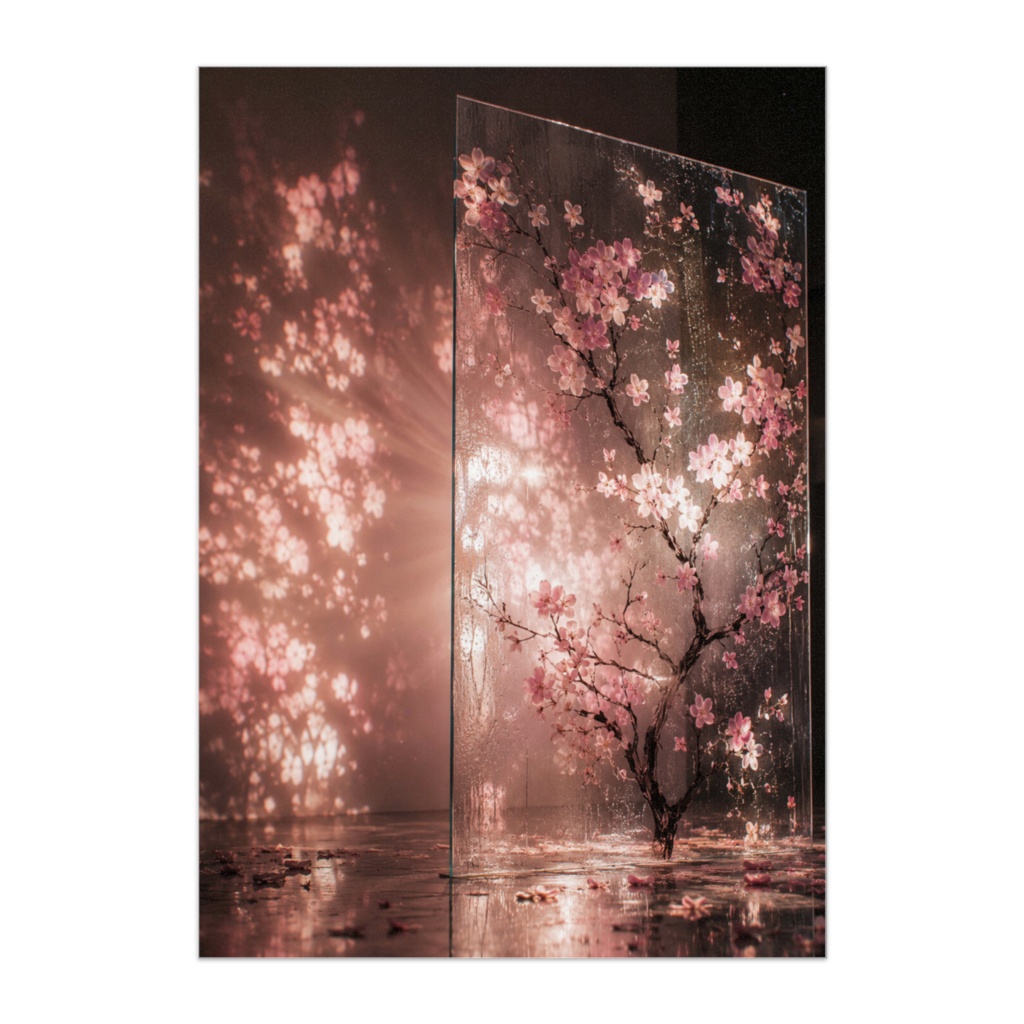 春光桜 ― Glass Blossom Projection