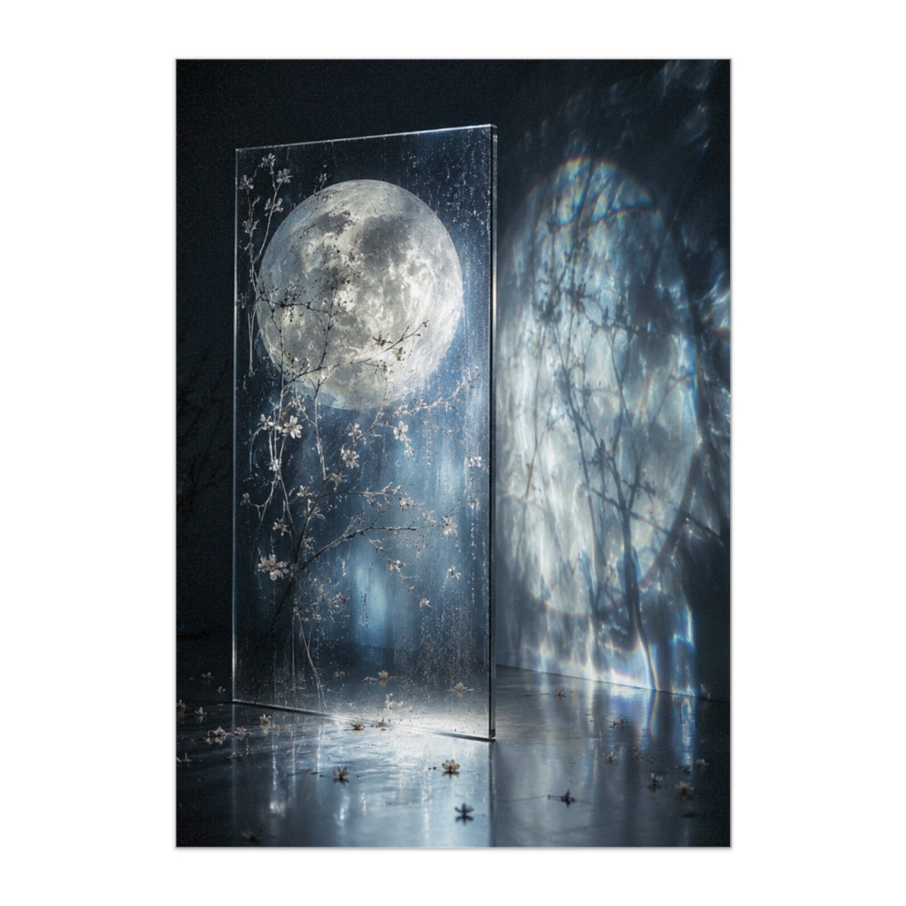 静寂の月光 ― Lunar Glass Reflection