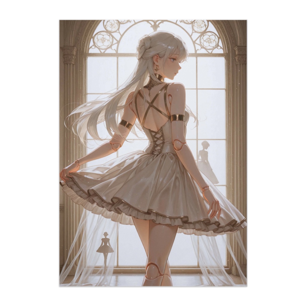 白銀のターン ― Elegant Ballet Doll