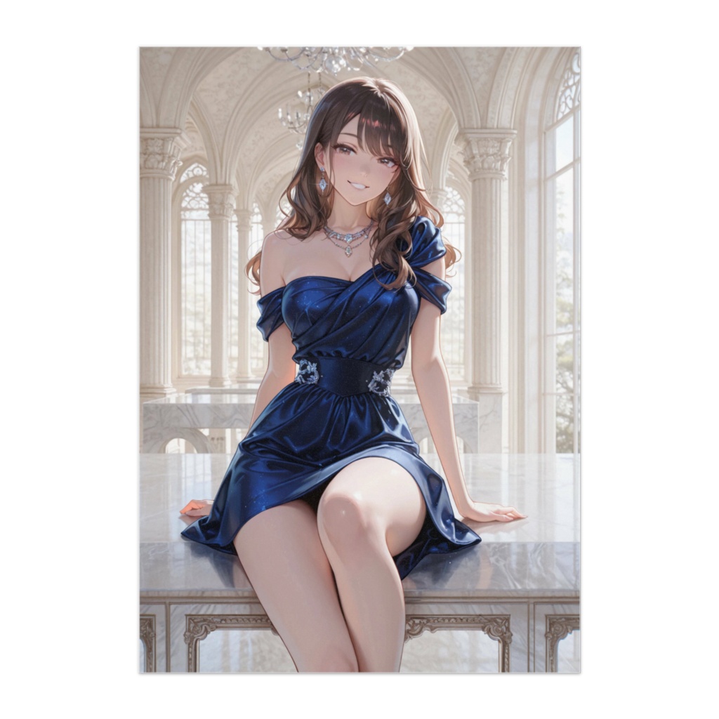 蒼の宮殿と優しい微笑み