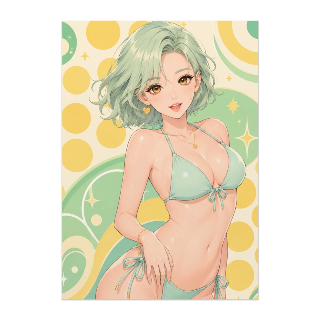 Retro Mint Splash