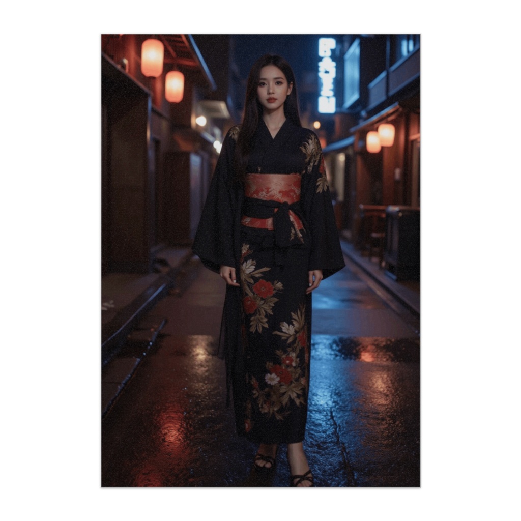 ネオン京都の夜
