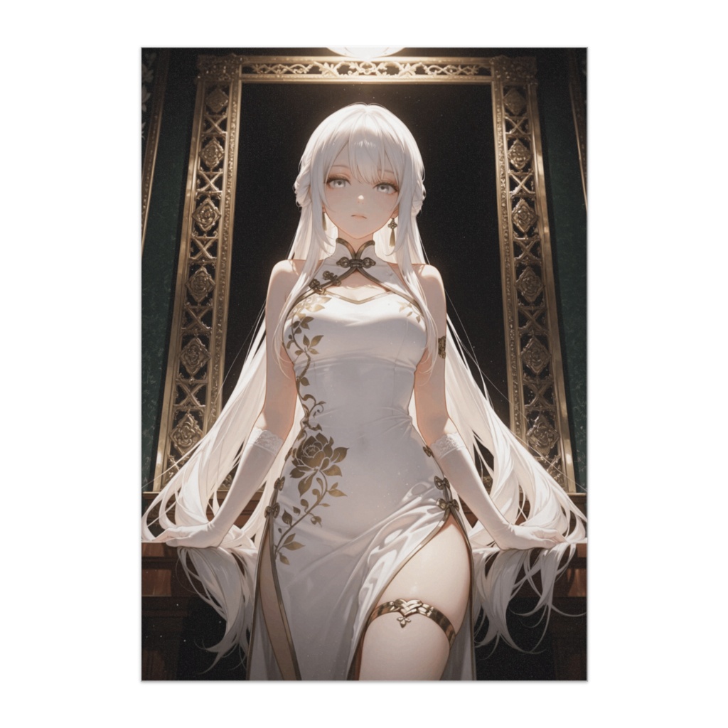 Silent Pearl ― 白銀のチャイナポートレート