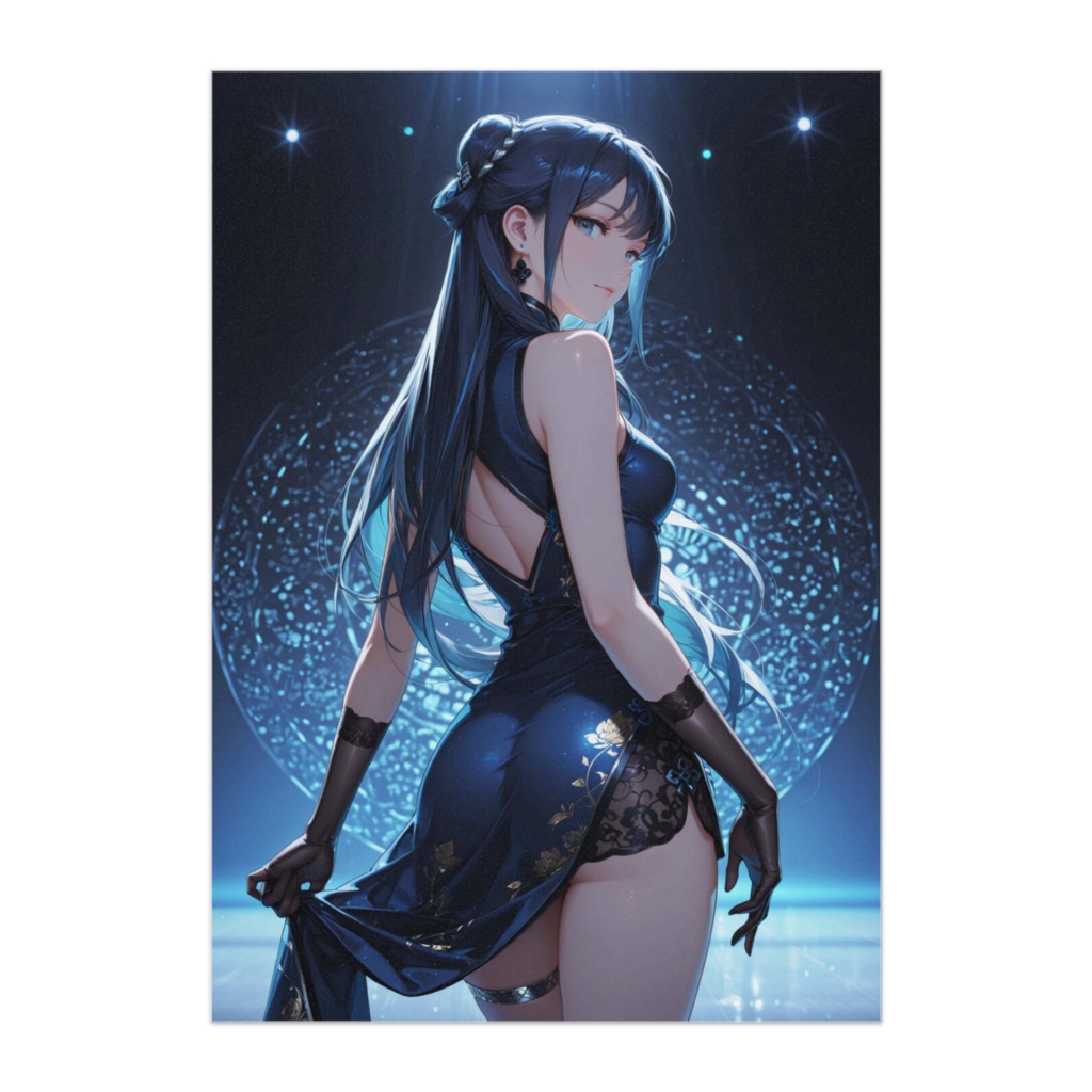 Midnight Sapphire ― 蒼麗チャイナポートレート