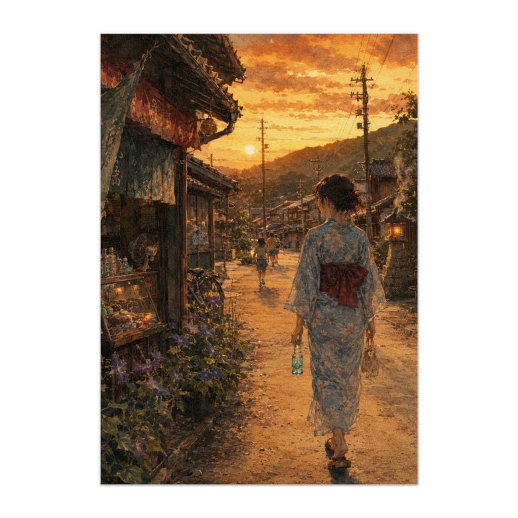 夕焼けのラムネ帰り