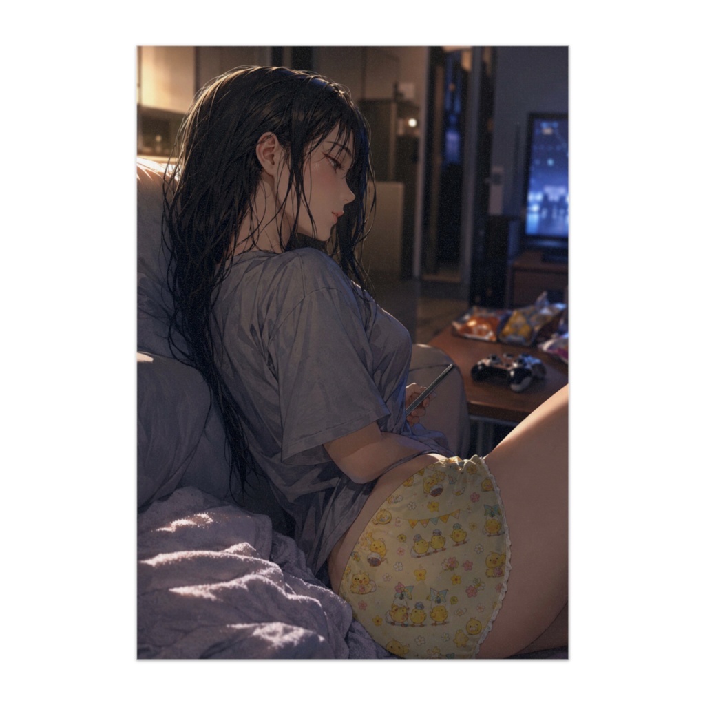 深夜ソファとヒヨコ遠足